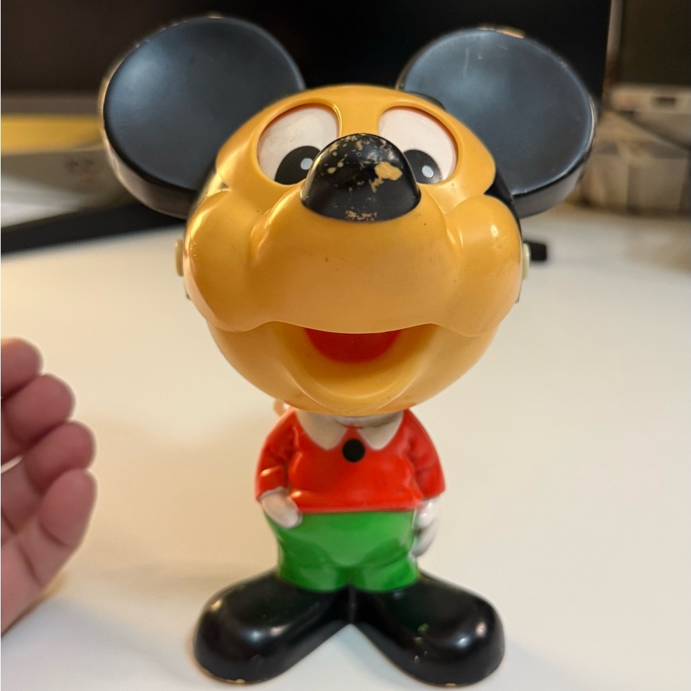 1976 Mattel Mickey Mouse Talking Toy - Vintage